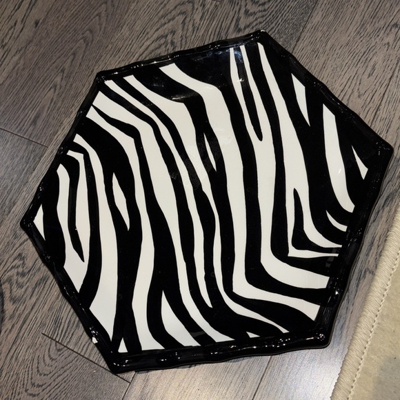 Roscher Zebra print dinner plate 1 piece - Picture 6 of 9